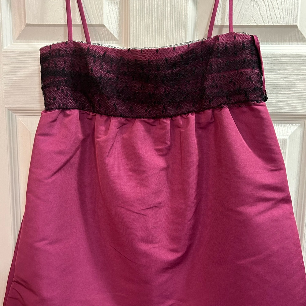 NWT Valentino purple satin tap